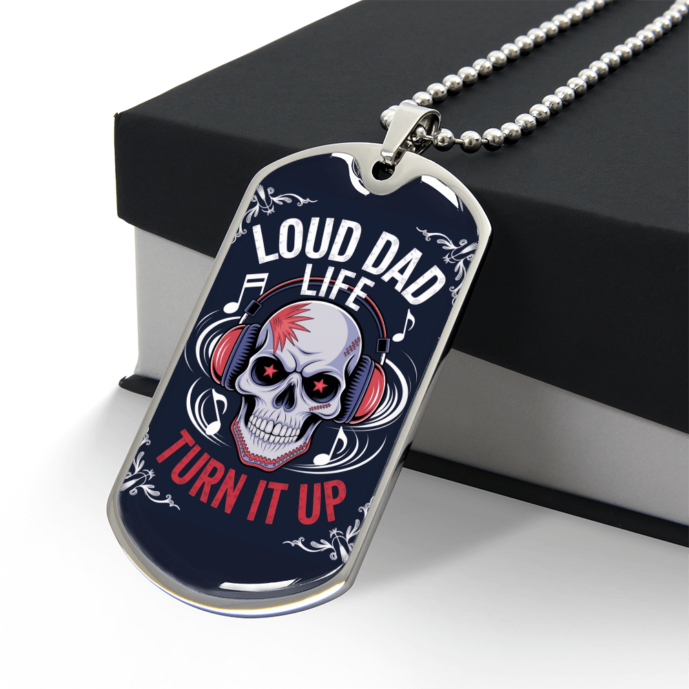 Father gift retirement custom tag necklace fine jewelry