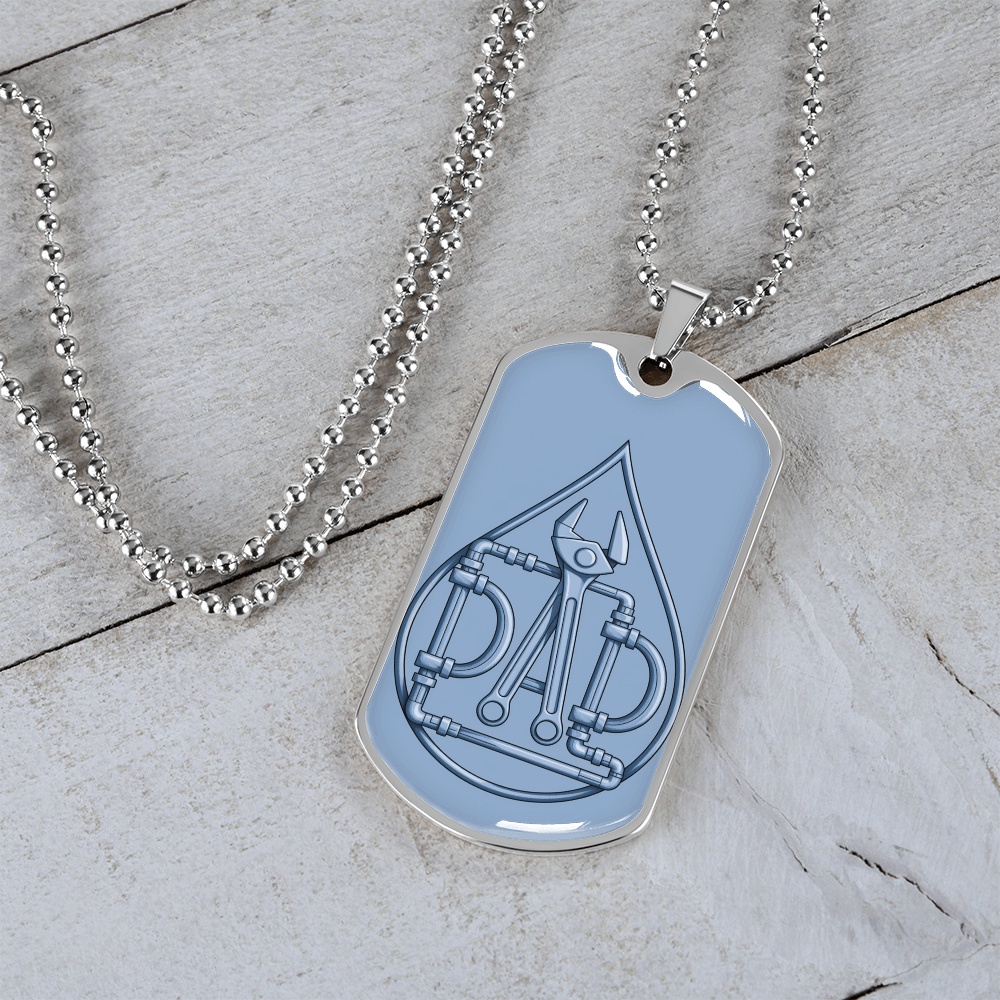 Father gift retirement personalized custom necklace fine jewelry