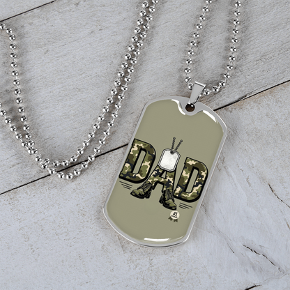 Father gift retirement personalized custom necklace fine jewelry