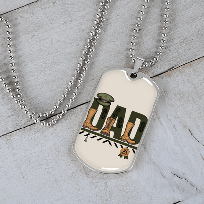 Father gift retirement personalized custom necklace fine jewelry