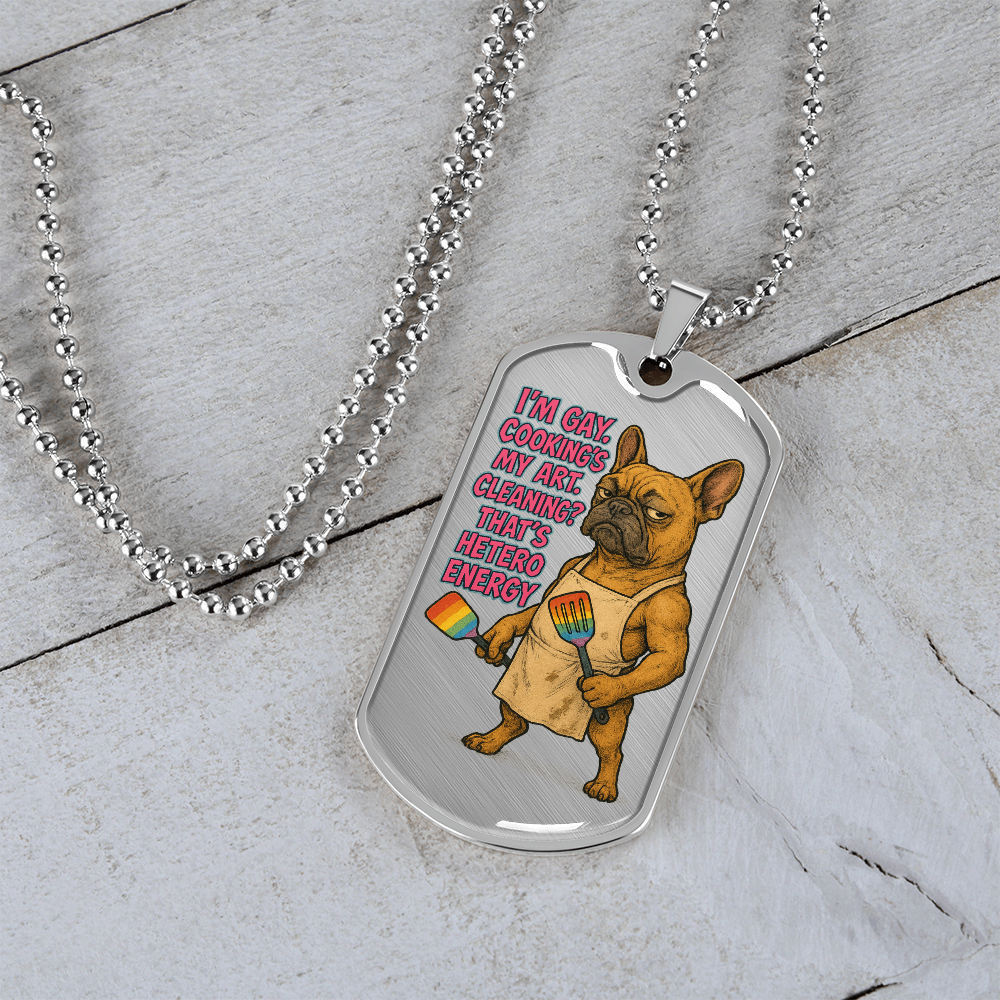 Pride Necklace Custom Name| Dog Tag Chain | Custom Dog Tag