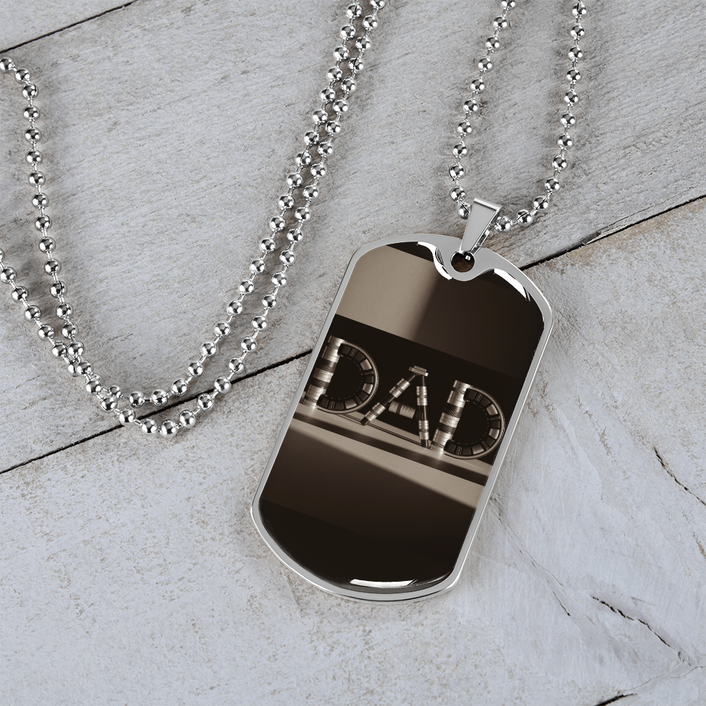 Father gift retirement personalized custom necklace fine jewelry