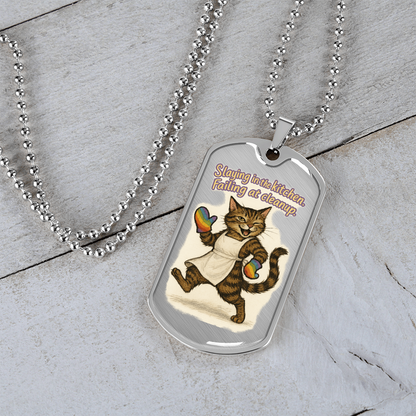 Pride Necklace Custom Name| Dog Tag Chain | Custom Dog Tag