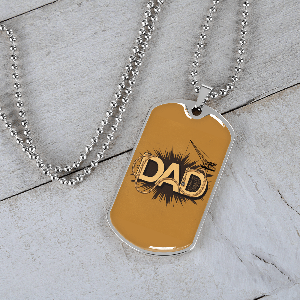 Dad gift retirement personalized coustum necklace