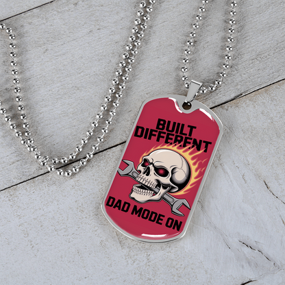 Father gift retirement personalized tag custom necklace fine jewelry