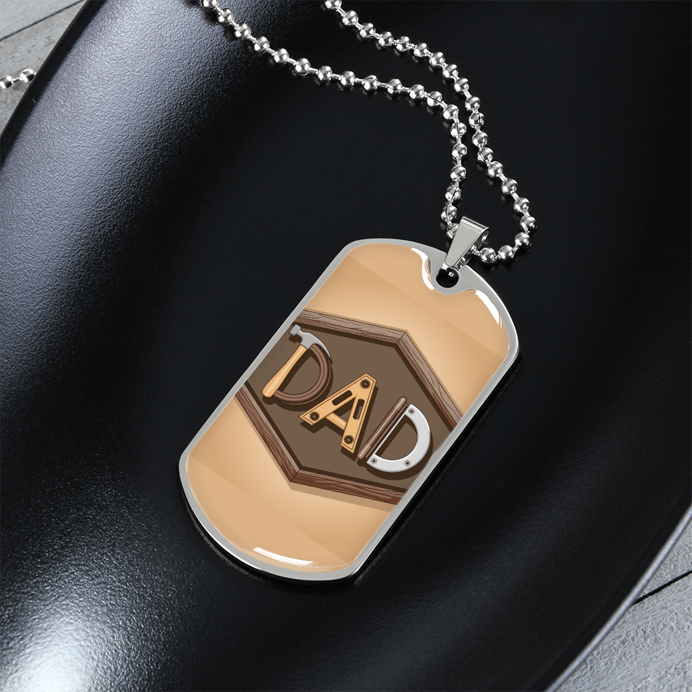 Father gift retirement personalized custom necklace fine jewelry