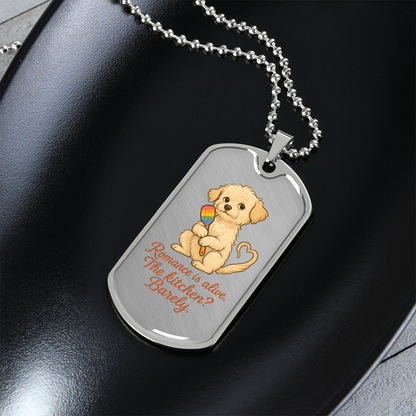 Pride Necklace Custom Name| Dog Tag Chain | Custom Dog Tag