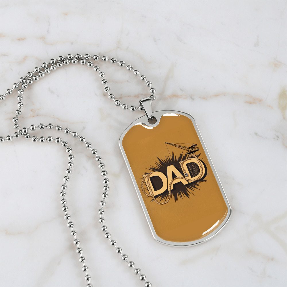 Dad gift retirement personalized coustum necklace