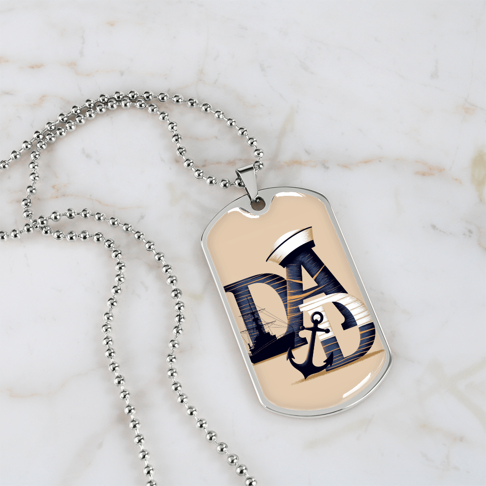 Father gift retirement personalized custom necklace fine jewelry