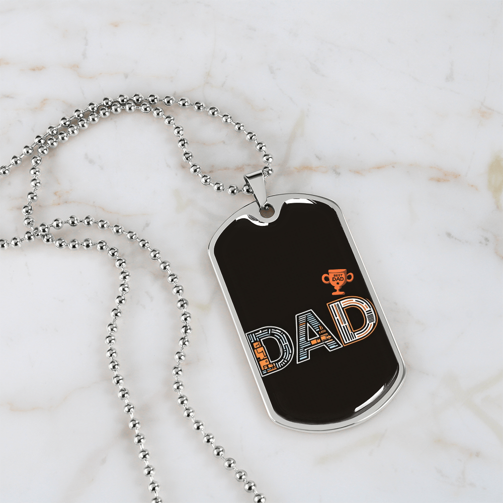 Father gift retirement personalized custom necklace fine jewelry