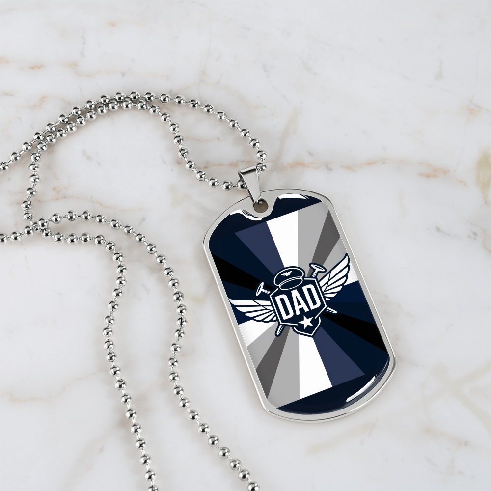 Father gift retirement personalized custom necklace fine jewelry