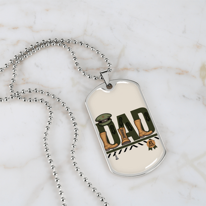 Father gift retirement personalized custom necklace fine jewelry