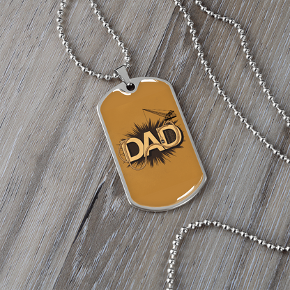 Dad gift retirement personalized coustum necklace