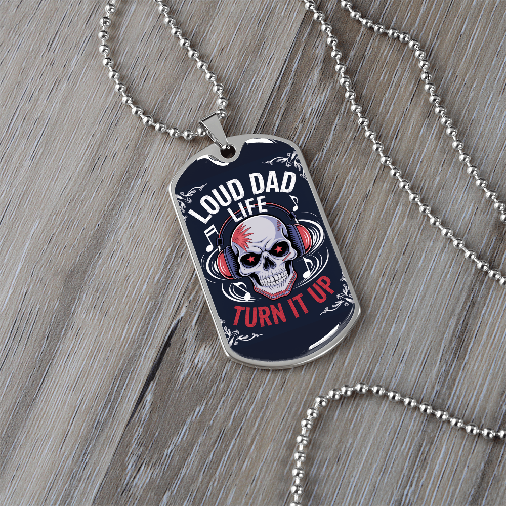 Father gift retirement custom tag necklace fine jewelry