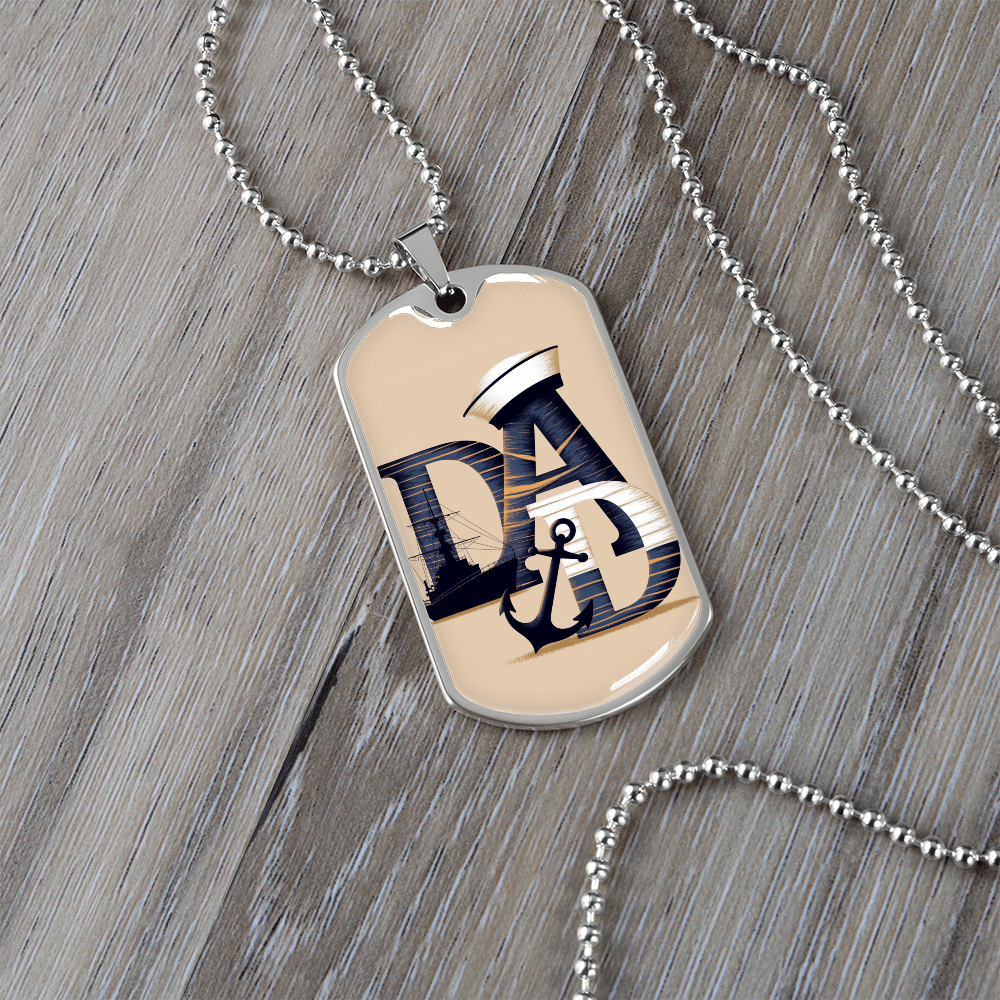 Father gift retirement personalized custom necklace fine jewelry