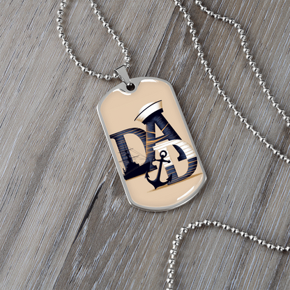 Father gift retirement personalized custom necklace fine jewelry