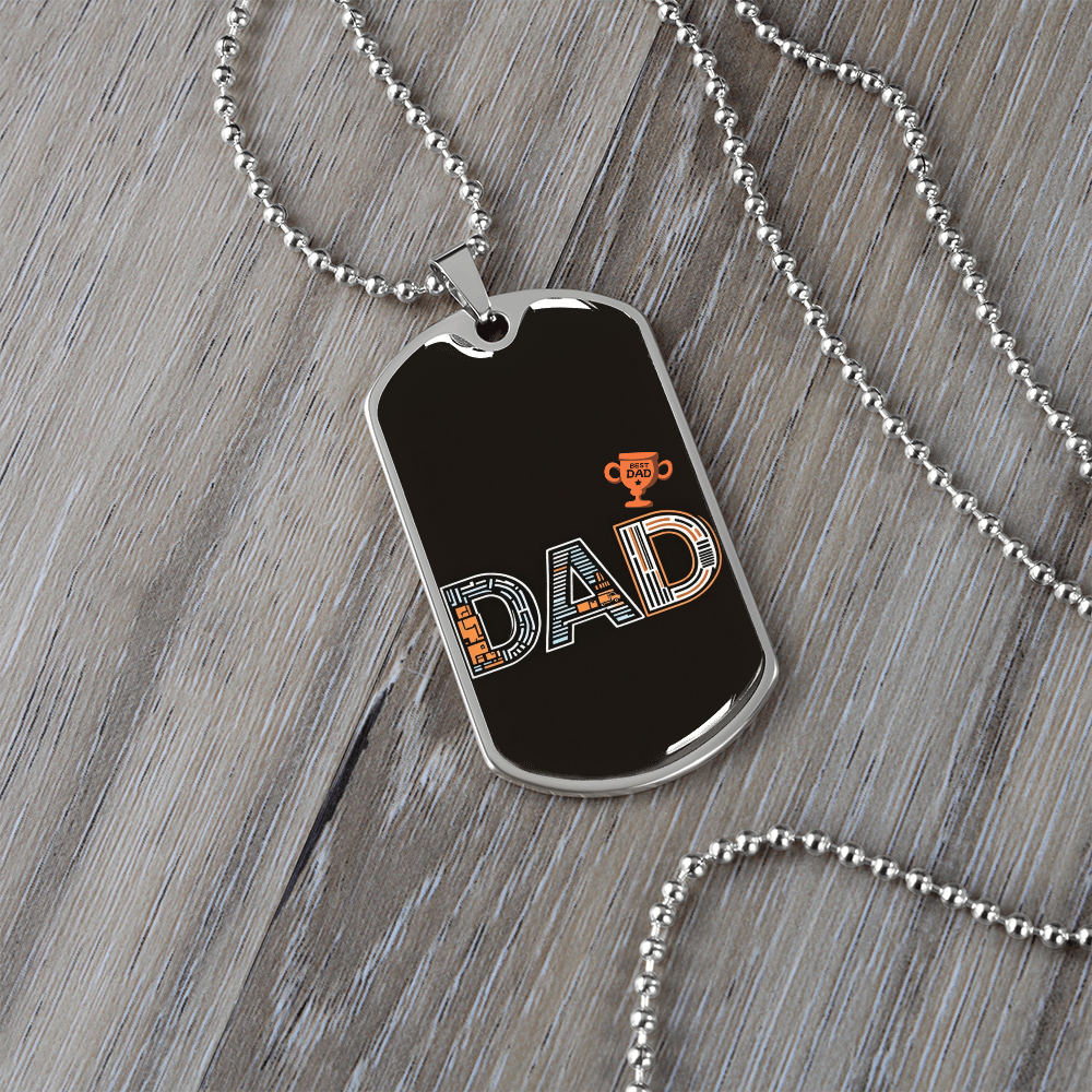 Father gift retirement personalized custom necklace fine jewelry
