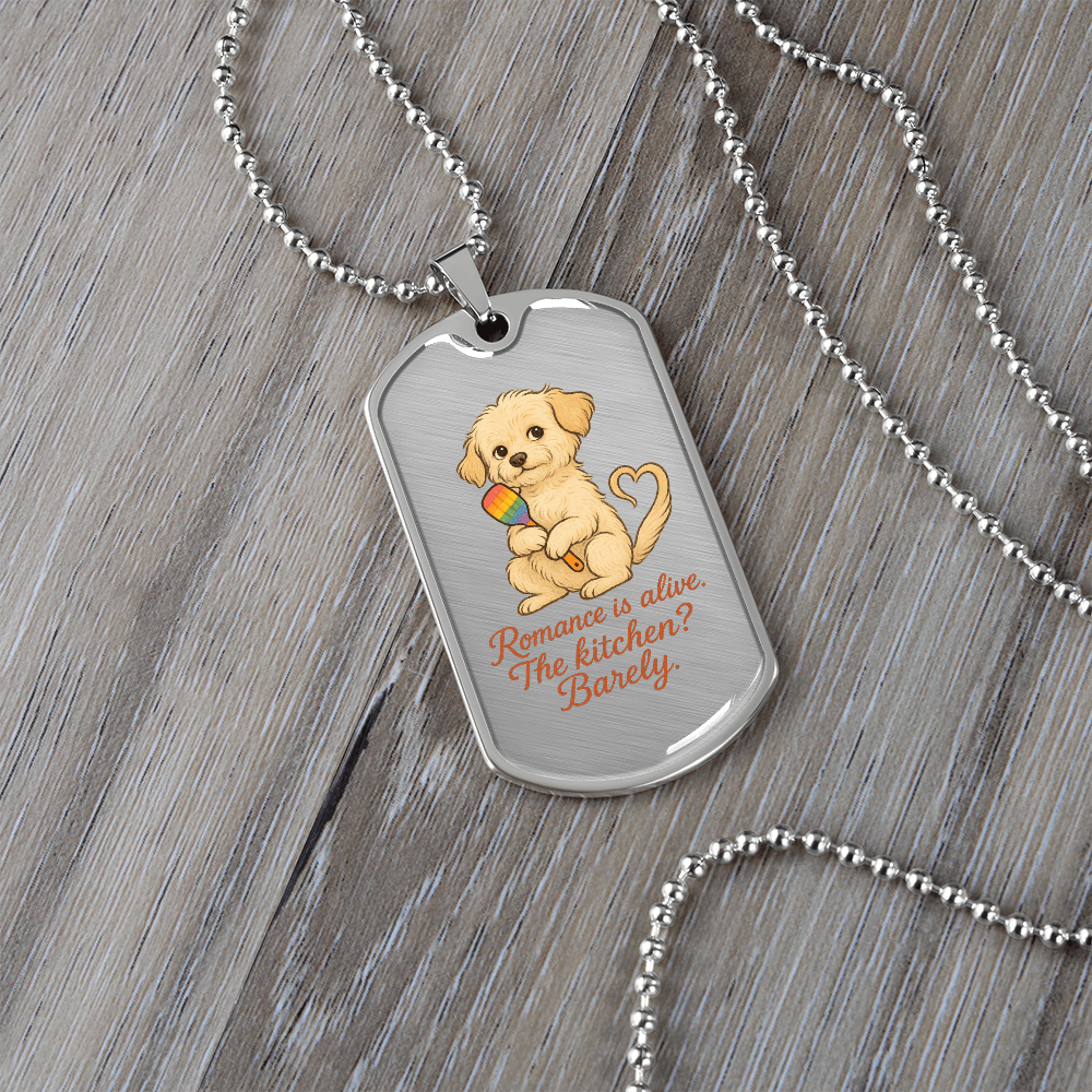 Pride Necklace Custom Name| Dog Tag Chain | Custom Dog Tag