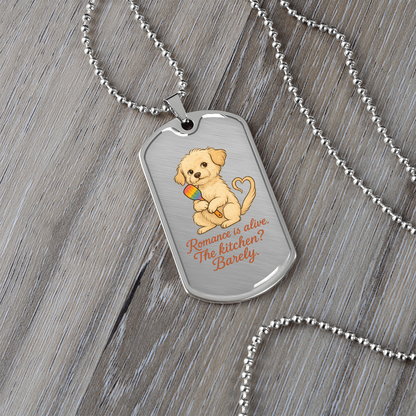 Pride Necklace Custom Name| Dog Tag Chain | Custom Dog Tag