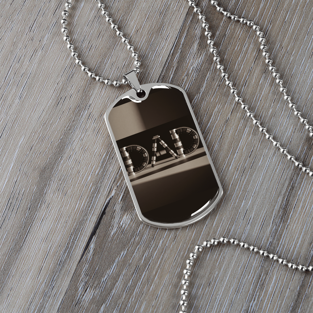 Father gift retirement personalized custom necklace fine jewelry