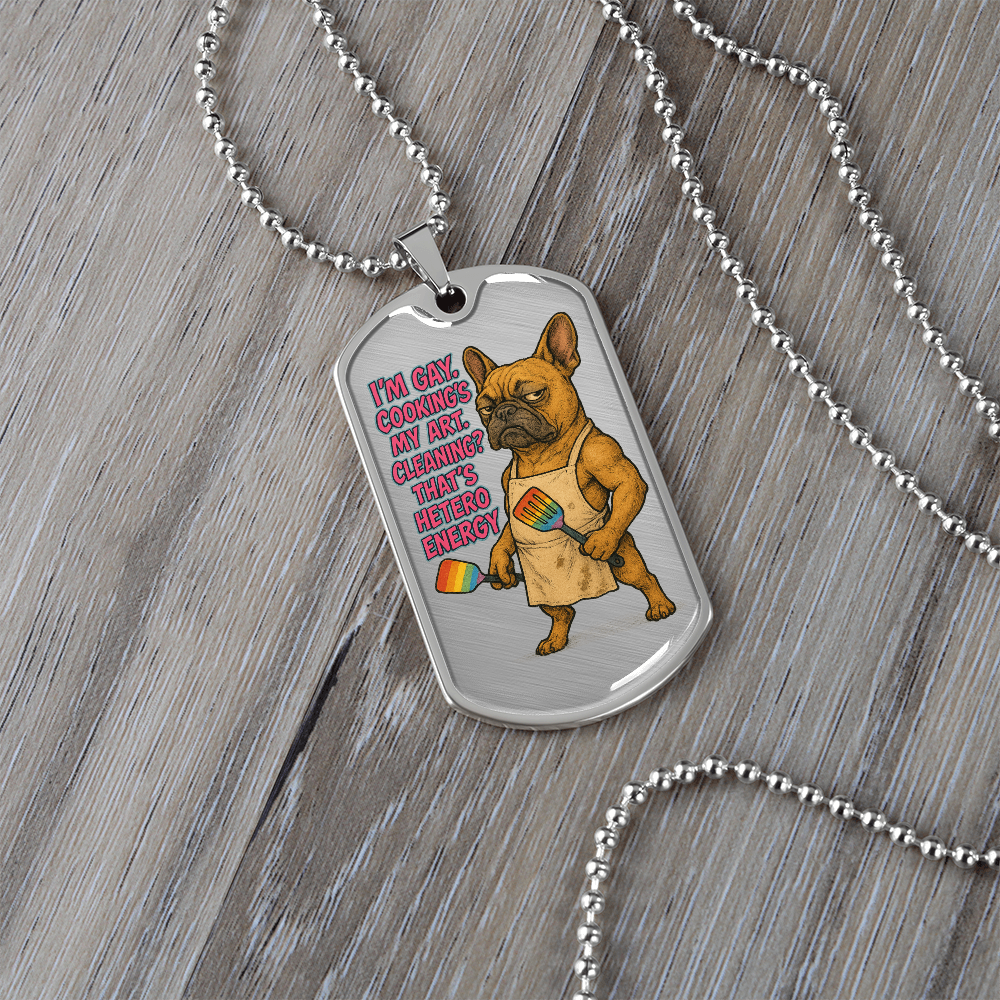 Pride Necklace Custom Name| Dog Tag Chain | Custom Dog Tag