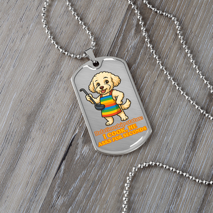 Pride Necklace Custom Name| Dog Tag Chain | Custom Dog Tag