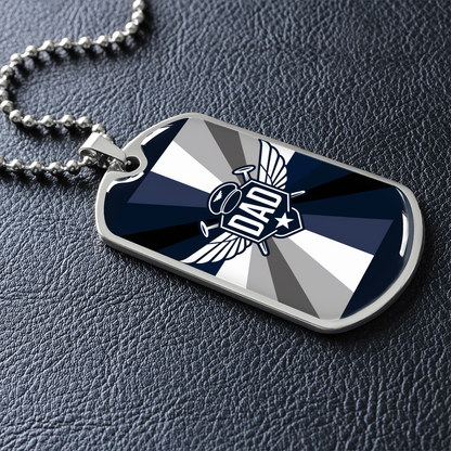 Father gift retirement personalized custom necklace fine jewelry