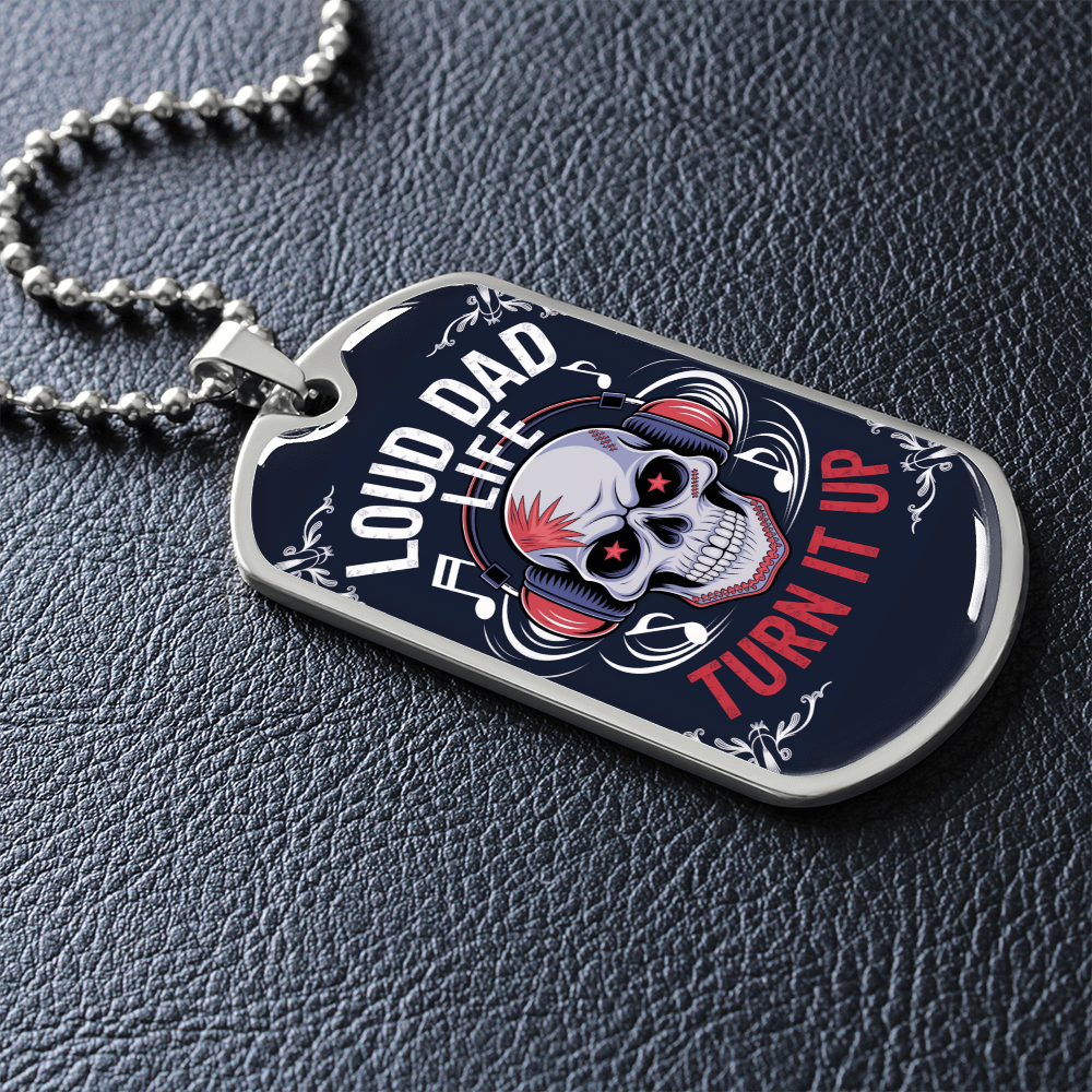 Father gift retirement custom tag necklace fine jewelry