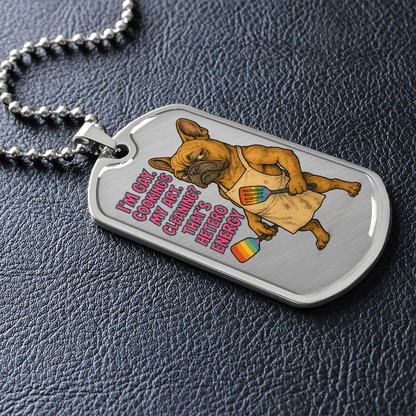 Pride Necklace Custom Name| Dog Tag Chain | Custom Dog Tag