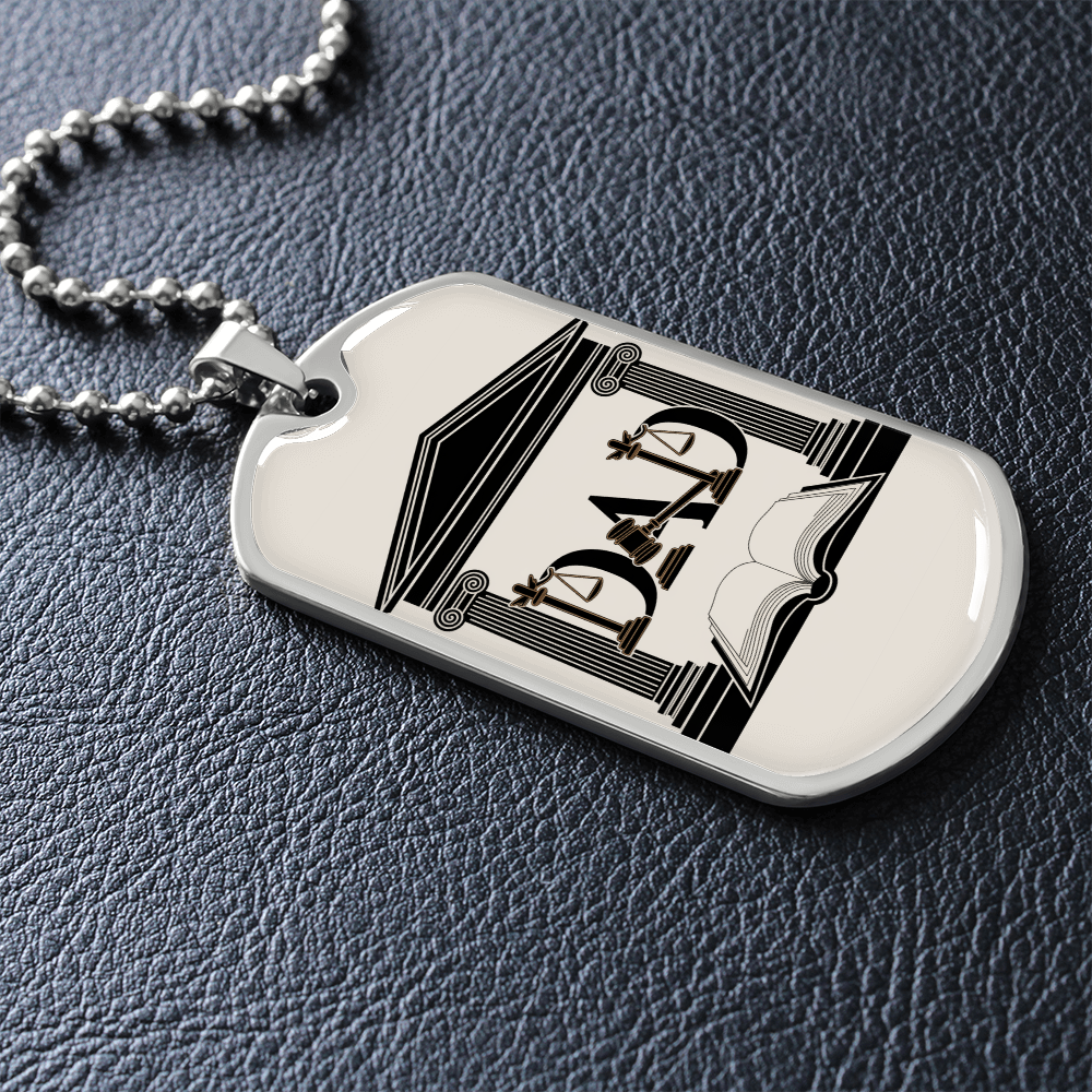 Father gift retirement personalized custom necklace fine jewelry