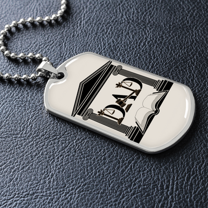 Father gift retirement personalized custom necklace fine jewelry