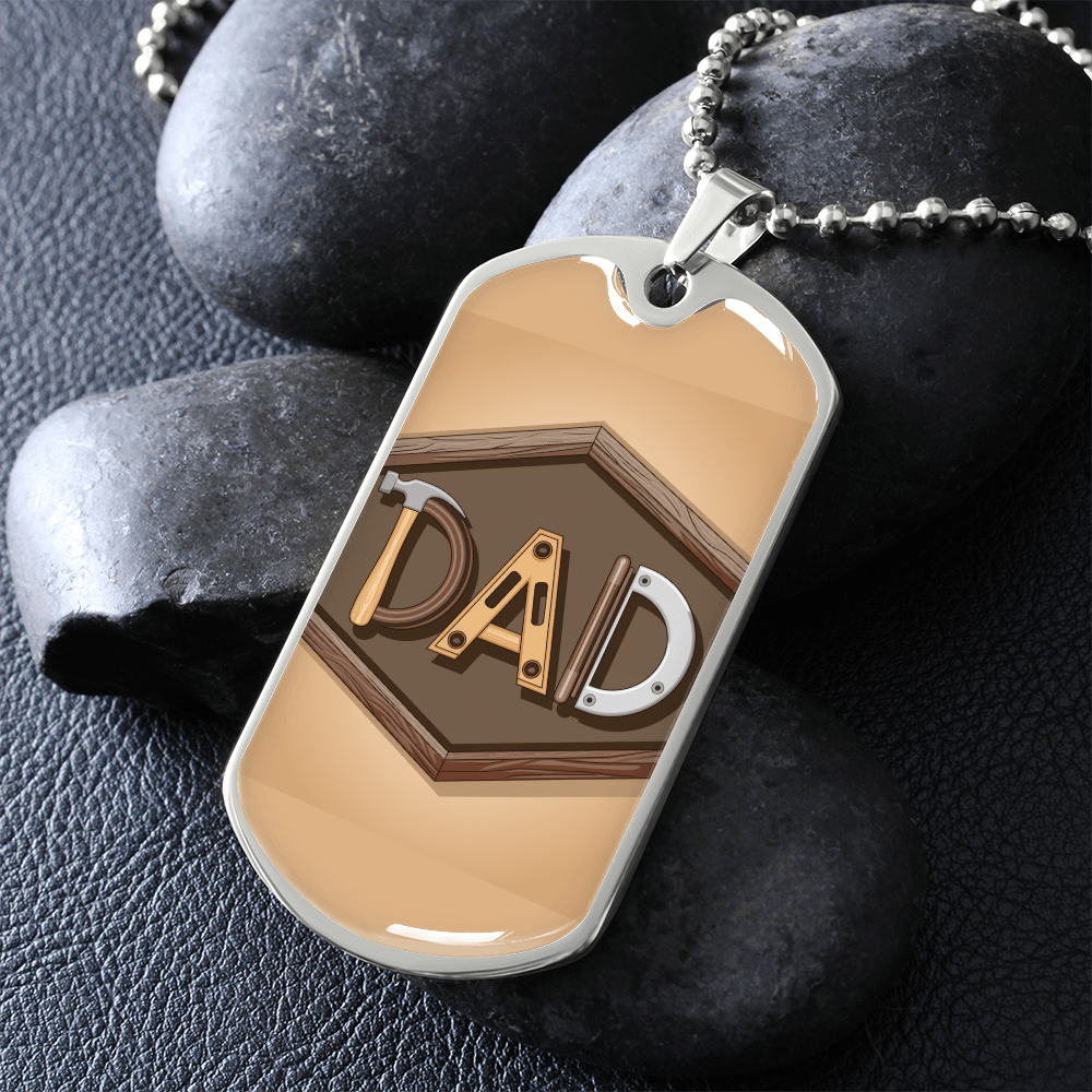 Father gift retirement personalized custom necklace fine jewelry