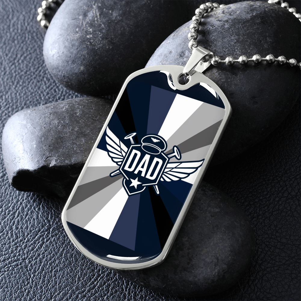 Father gift retirement personalized custom necklace fine jewelry