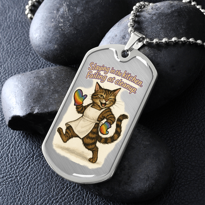 Pride Necklace Custom Name| Dog Tag Chain | Custom Dog Tag
