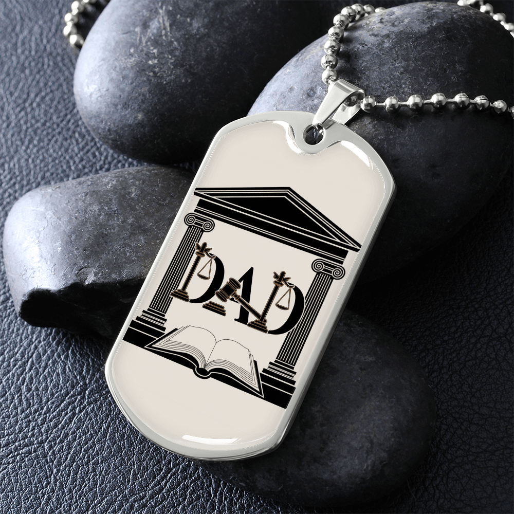 Father gift retirement personalized custom necklace fine jewelry