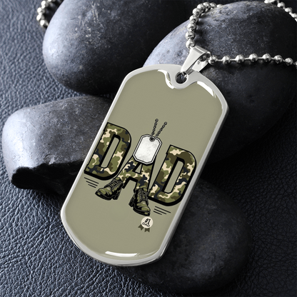 Father gift retirement personalized custom necklace fine jewelry