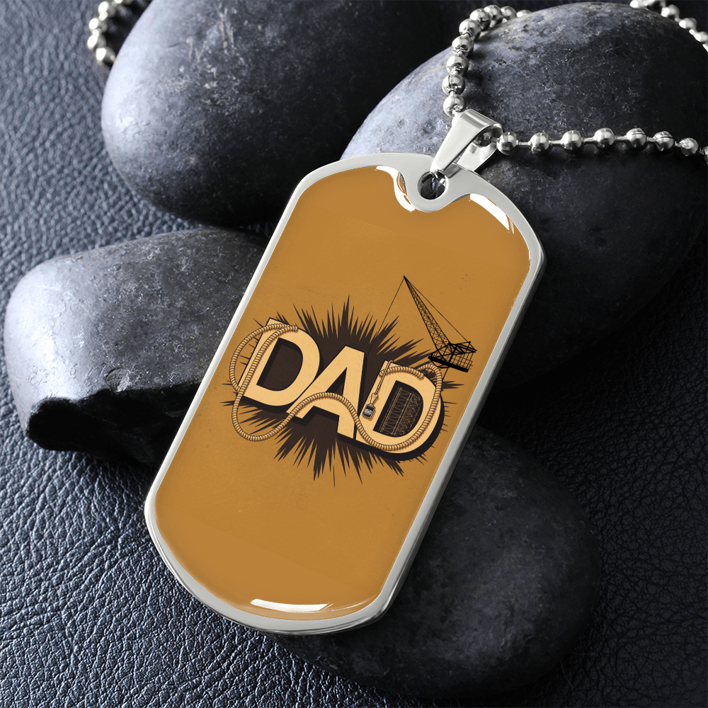 Dad gift retirement personalized coustum necklace