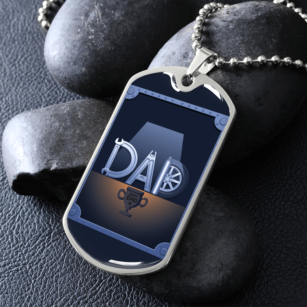 Father gift retirement custom personalized necklace fine jewelry
