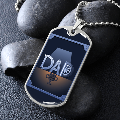 Father gift retirement custom personalized necklace fine jewelry