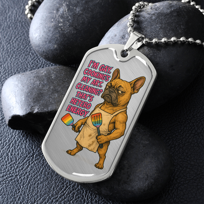 Pride Necklace Custom Name| Dog Tag Chain | Custom Dog Tag