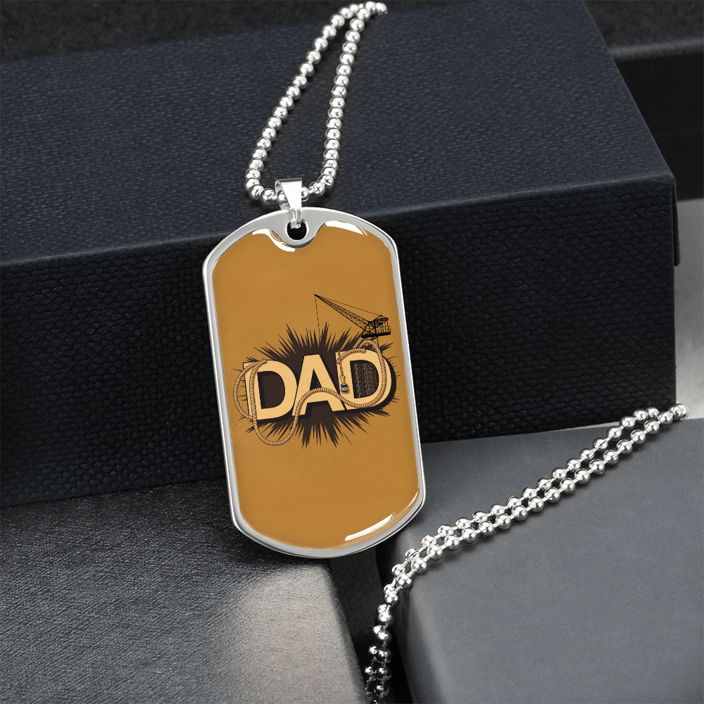 Dad gift retirement personalized coustum necklace