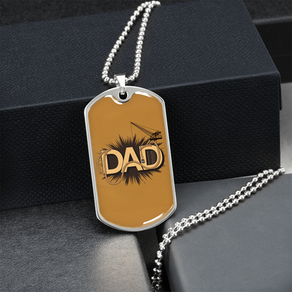 Dad gift retirement personalized coustum necklace