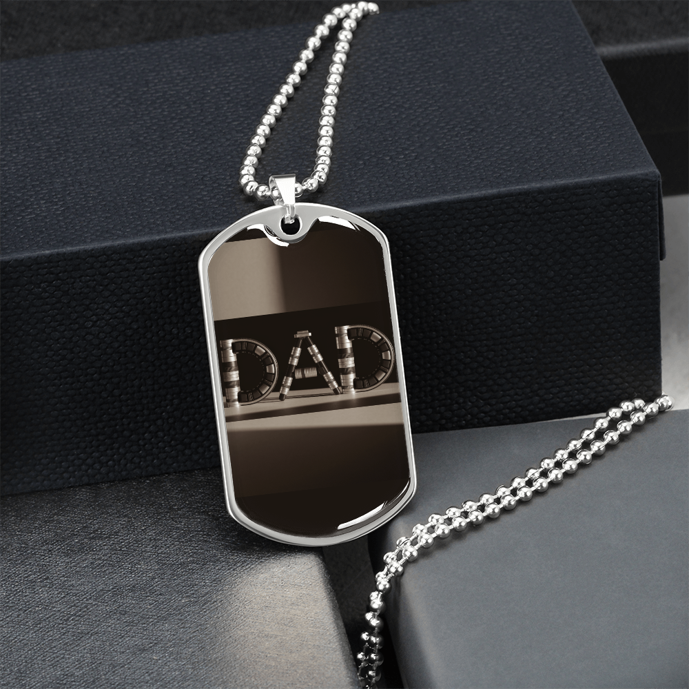 Father gift retirement personalized custom necklace fine jewelry