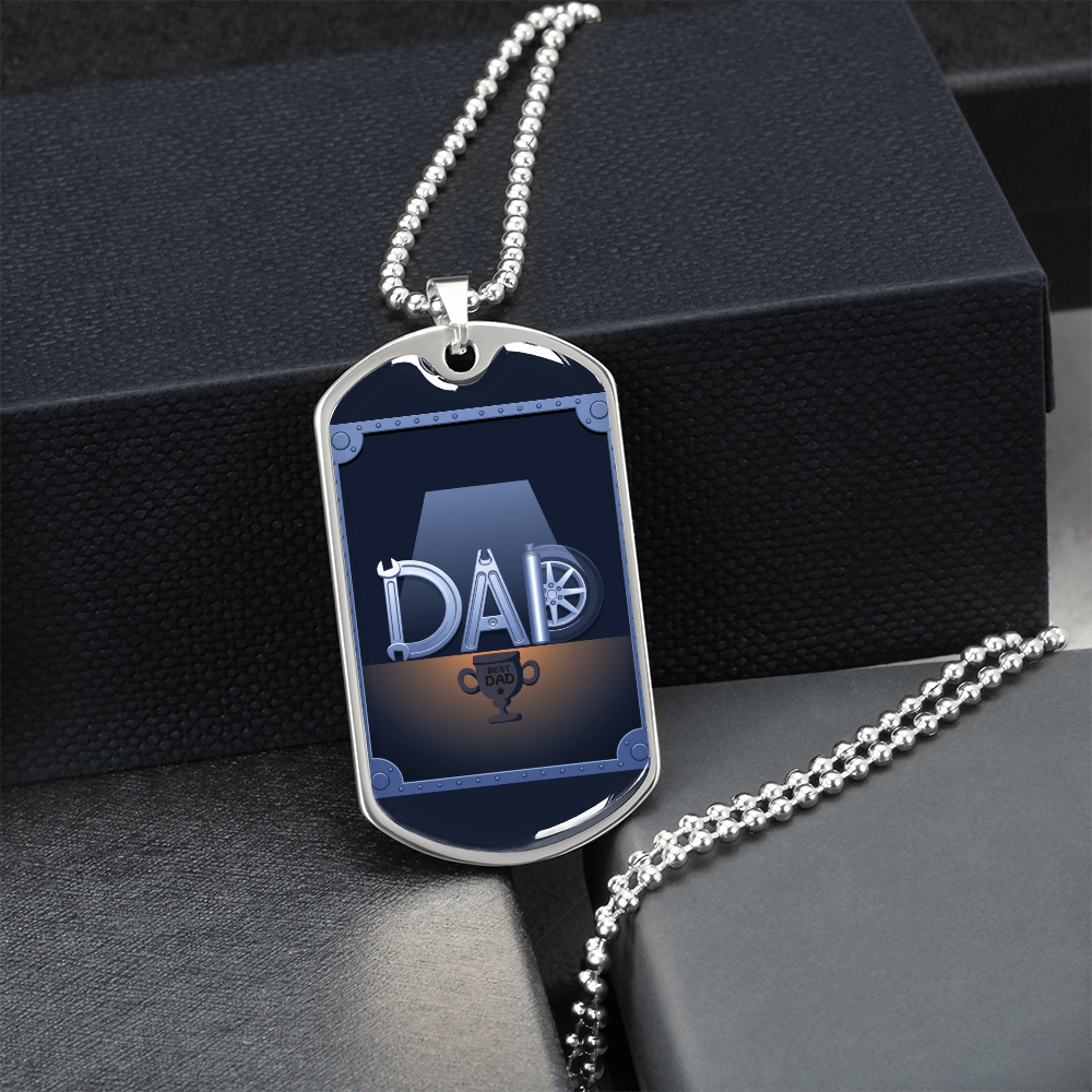 Father gift retirement custom personalized necklace fine jewelry