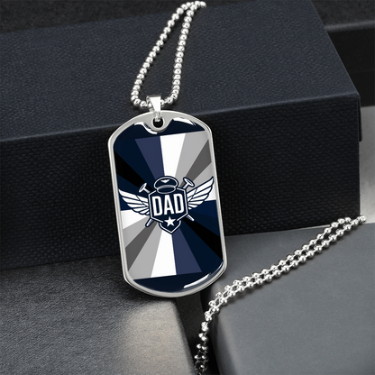 Father gift retirement personalized custom necklace fine jewelry