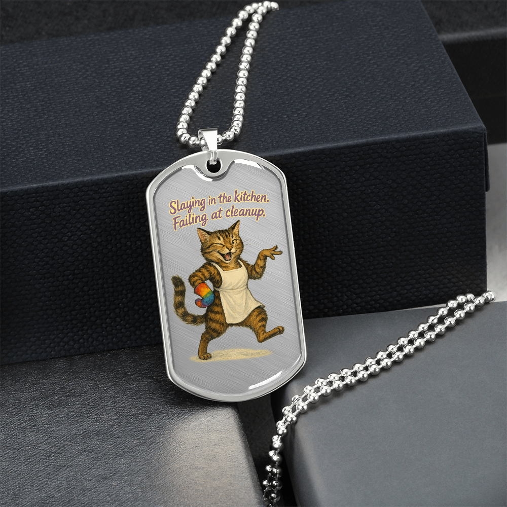 Pride Necklace Custom Name| Dog Tag Chain | Custom Dog Tag