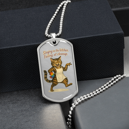 Pride Necklace Custom Name| Dog Tag Chain | Custom Dog Tag