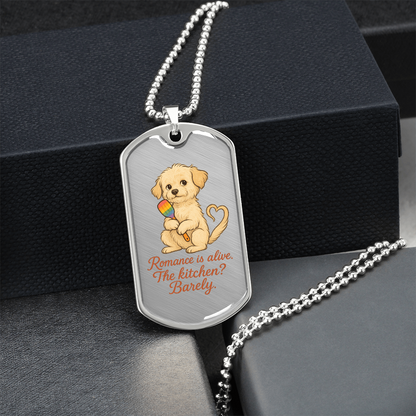 Pride Necklace Custom Name| Dog Tag Chain | Custom Dog Tag
