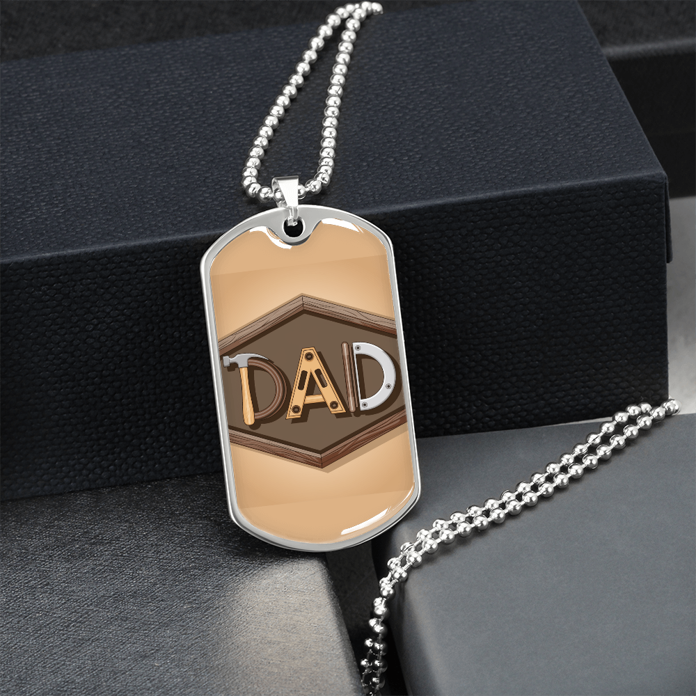 Father gift retirement personalized custom necklace fine jewelry