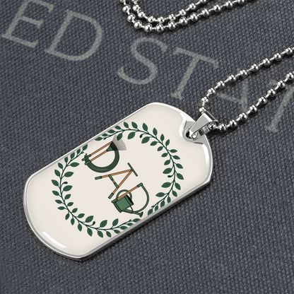 Father gif retirement personalized custom necklace fine jewelry